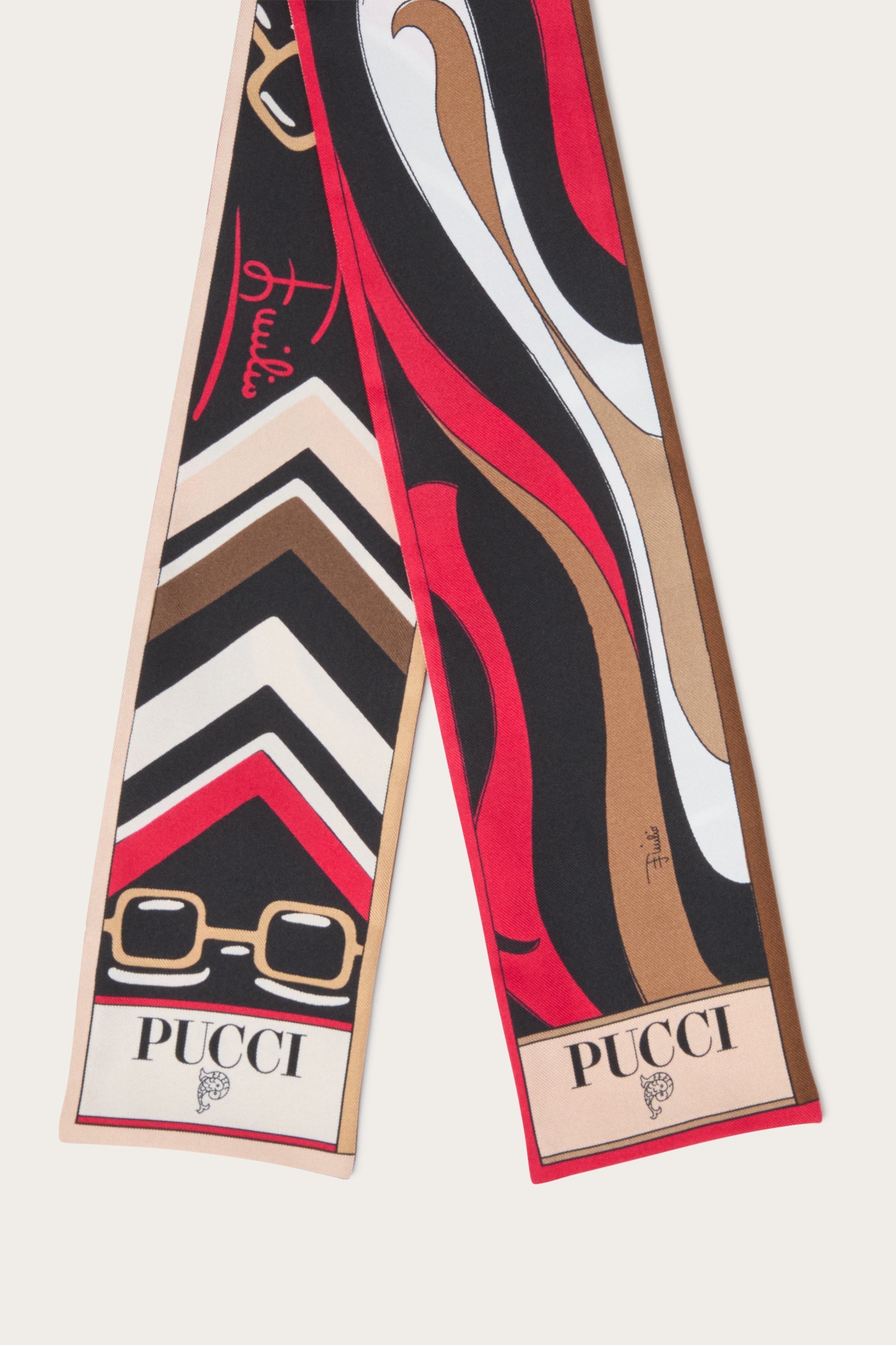Istrice and Marmo Print Silk Scarf
 WOMAN Pucci