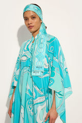 Volute and Collane Print Silk Twill Scarf
 WOMAN Pucci