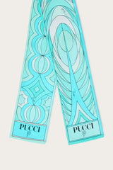 Volute and Collane Print Silk Twill Scarf
 WOMAN Pucci