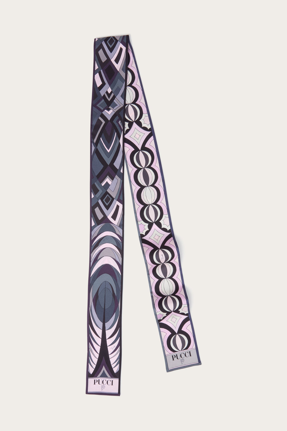 Volute and Collane Print Silk Twill Scarf
 WOMAN Pucci
