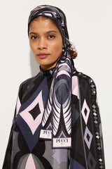 Volute and Collane Print Silk Twill Scarf
 WOMAN Pucci