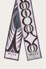 Volute and Collane Print Silk Twill Scarf
 WOMAN Pucci