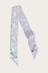 Astro and Rombi Print Silk Twill Scarf
 WOMAN Pucci