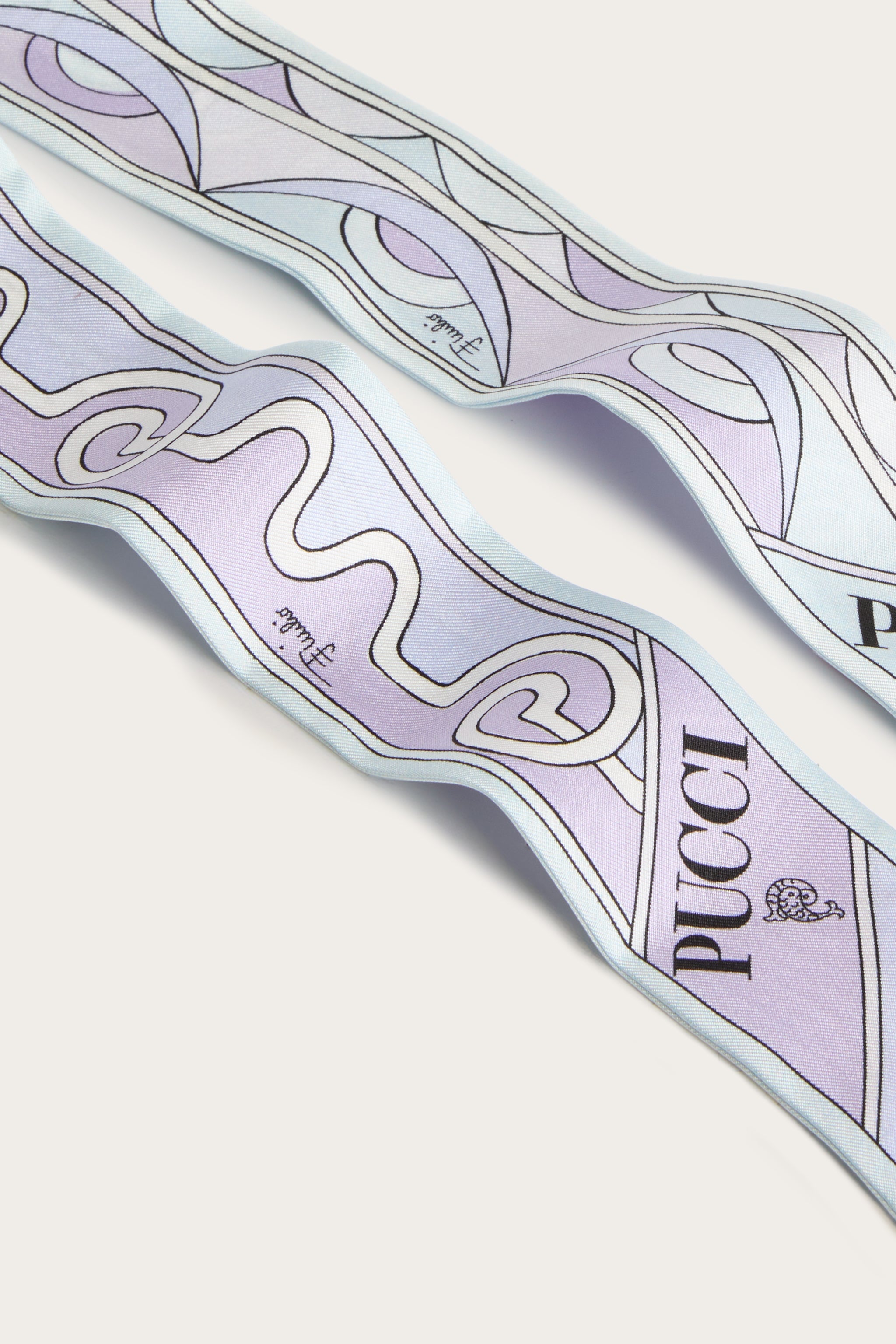 Astro and Rombi Print Silk Twill Scarf
 WOMAN Pucci