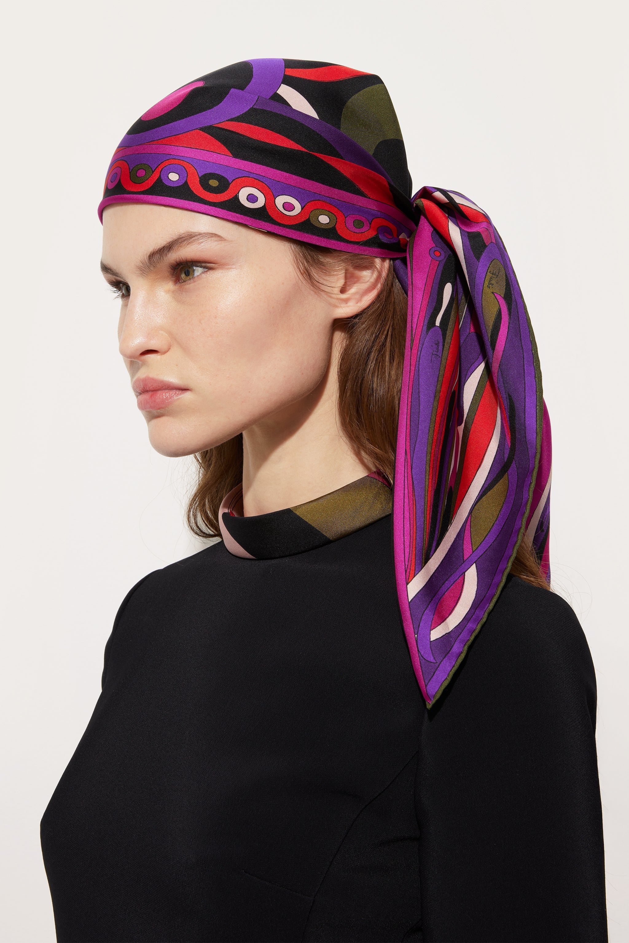 Marmo and Orchidee Print Carre
 WOMAN Pucci