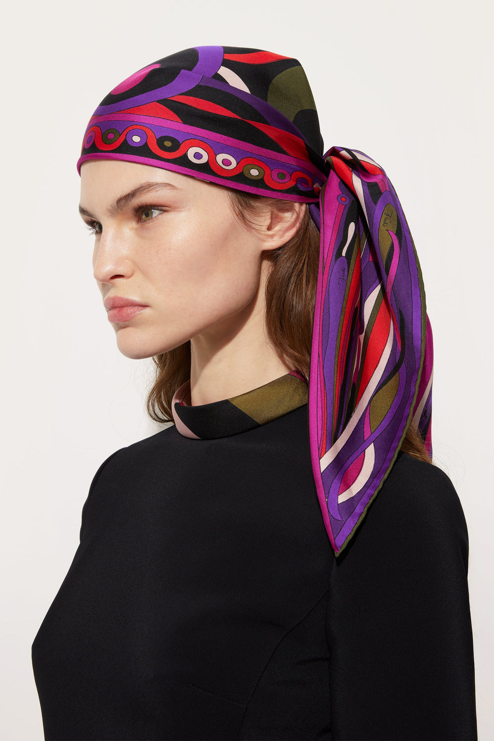 Marmo and Orchidee Print Carre
 WOMAN Pucci