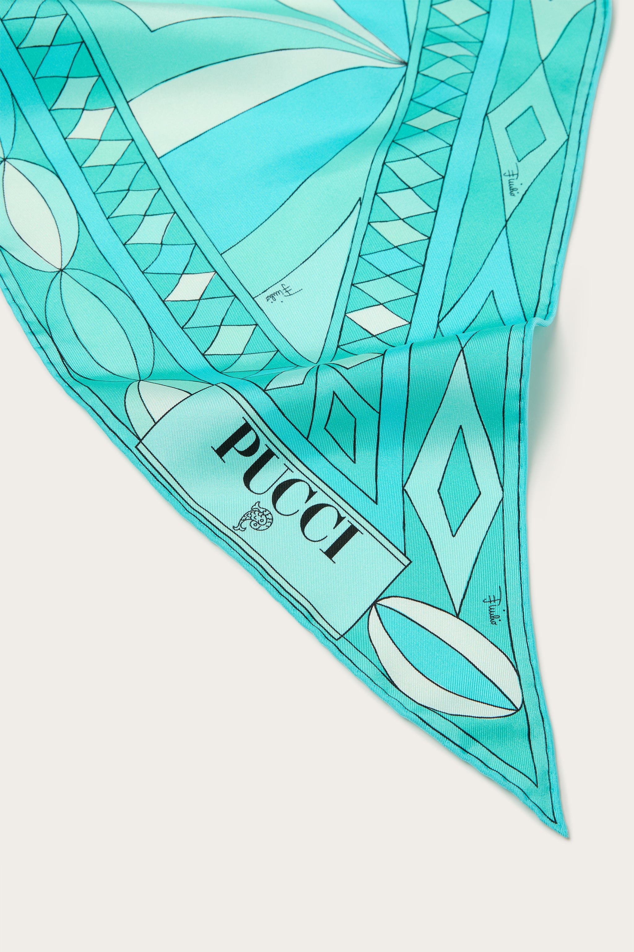 Collane Print Triangle Silk Scarf
 WOMAN Pucci