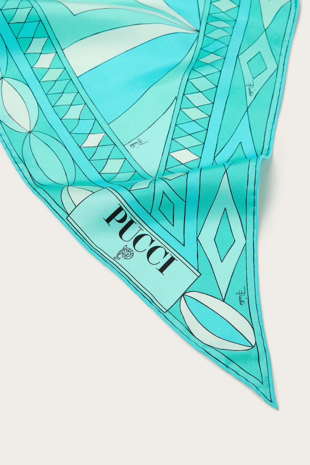 Collane Print Triangle Silk Scarf
 WOMAN Pucci