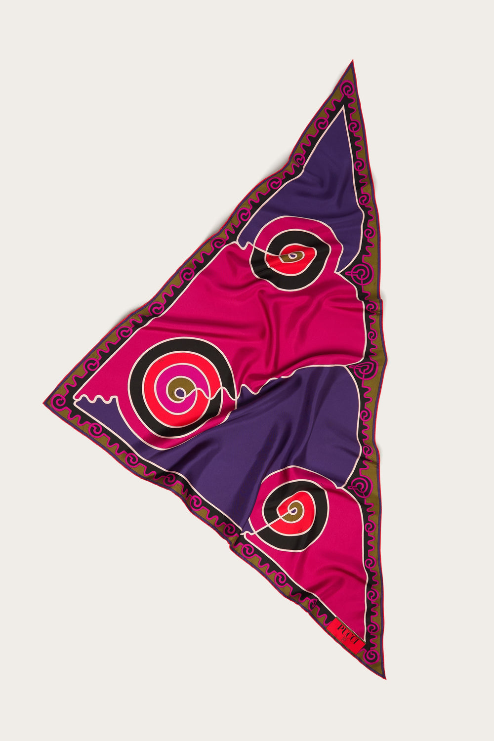 Astro Print Triangle Silk Scarf
 WOMAN Pucci
