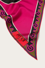 Astro Print Triangle Silk Scarf
 WOMAN Pucci