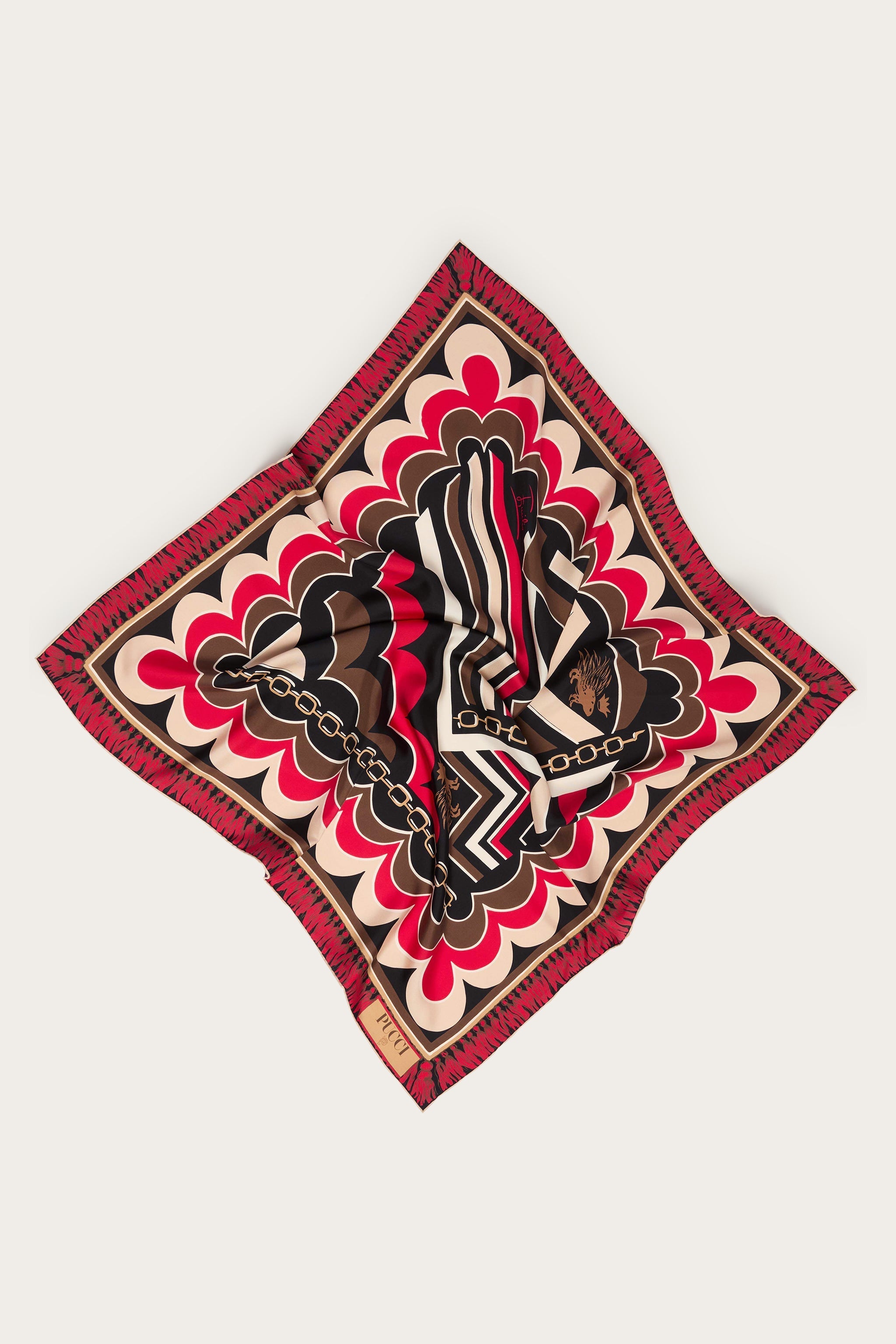 Istrice Print Silk Carre
 WOMAN Pucci
