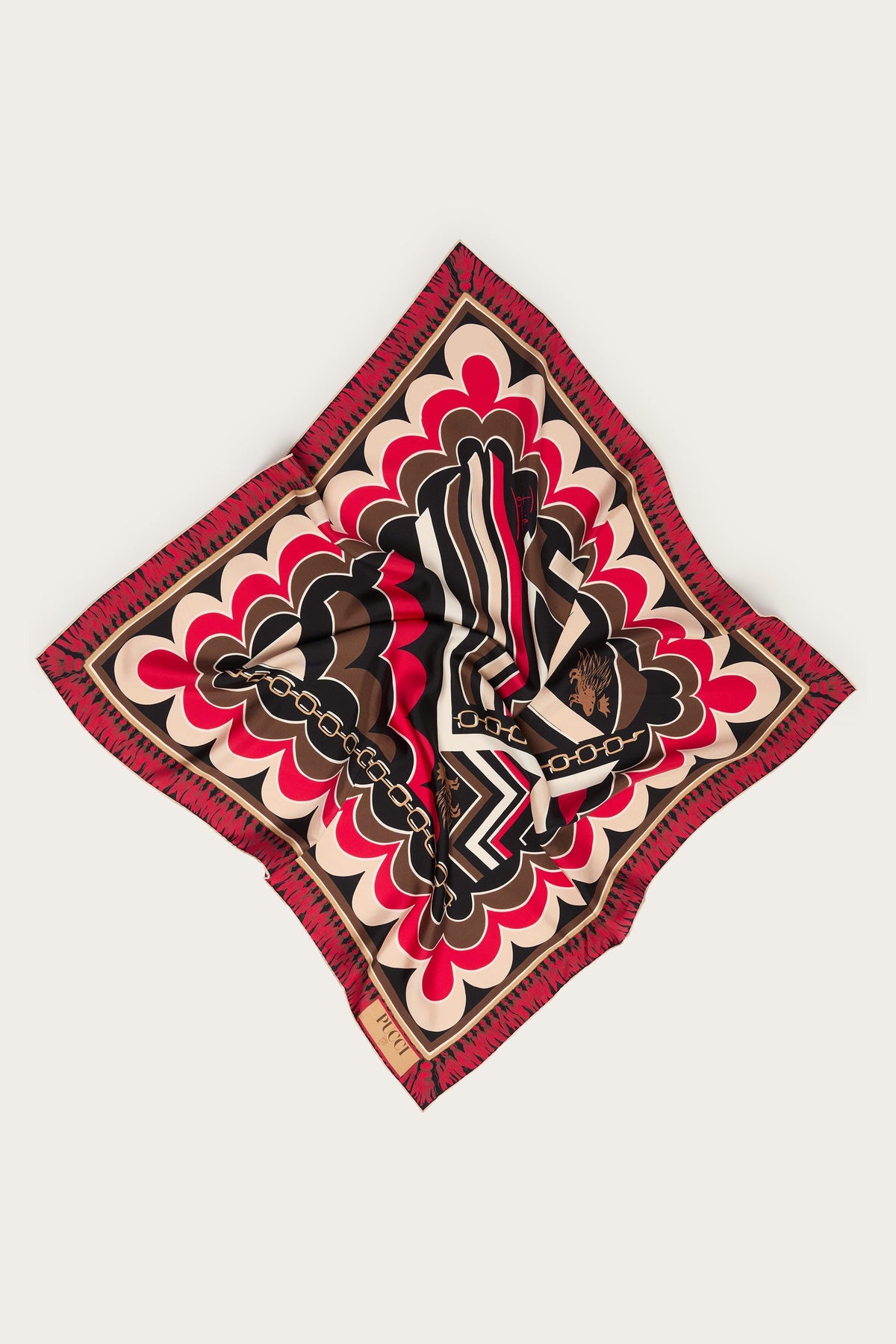 Istrice Print Silk Carre
 WOMAN Pucci