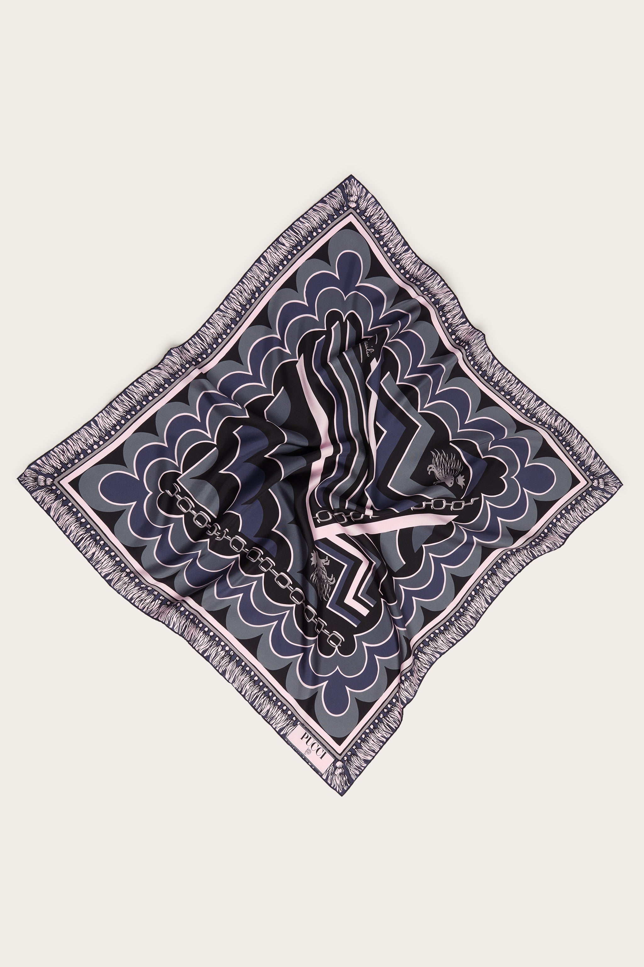 Istrice Print Silk Carre
 WOMAN Pucci