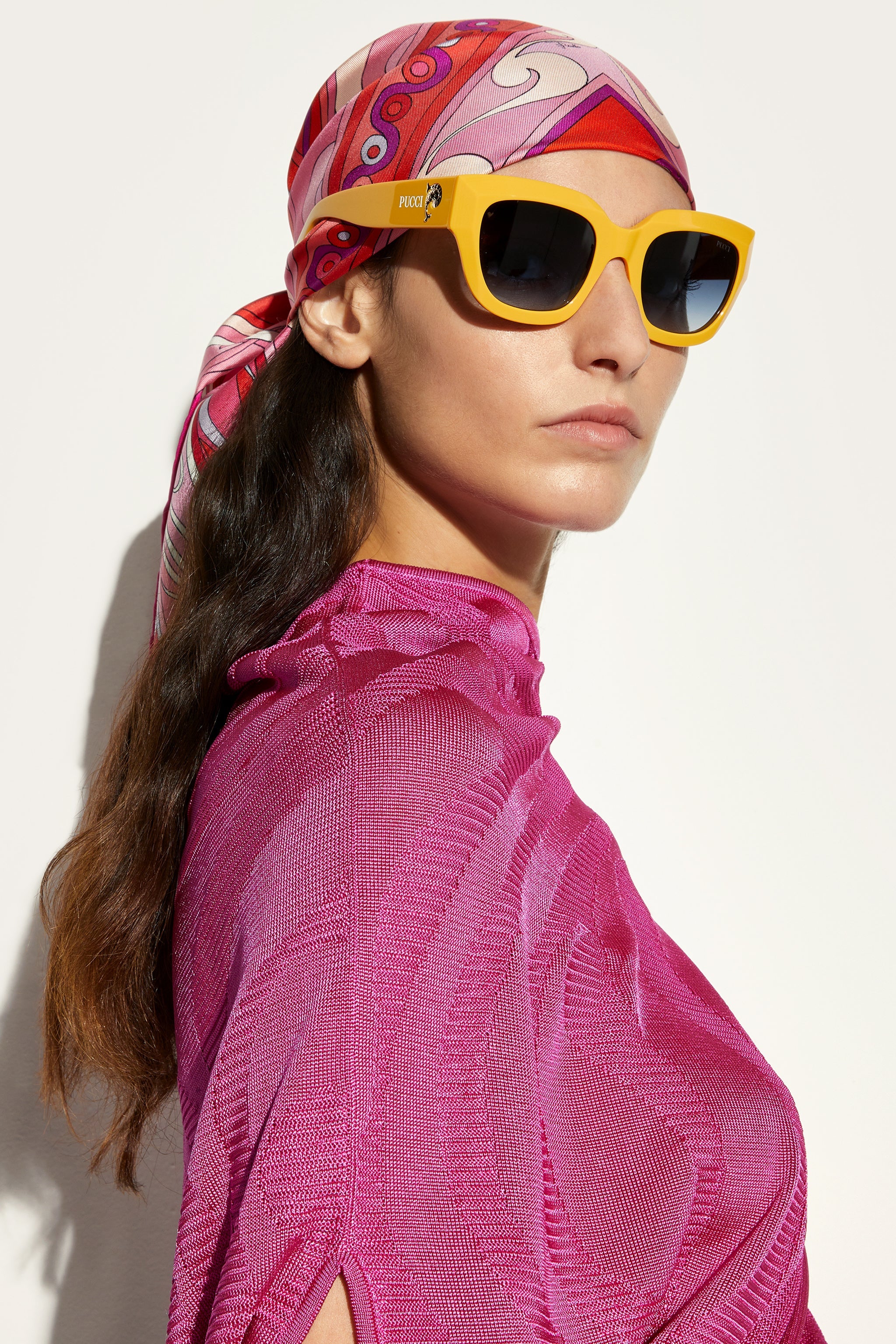 Pucci Fishtail Square Sunglasses
 WOMAN Pucci