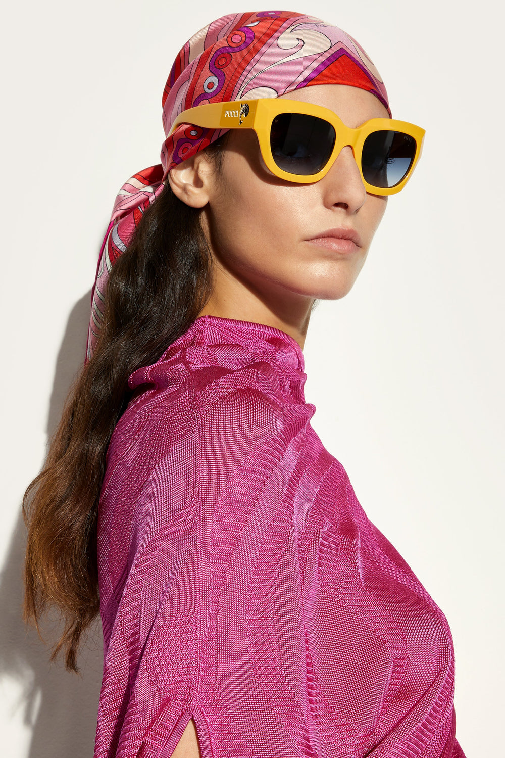 Pucci Fishtail Square Sunglasses
 WOMAN Pucci