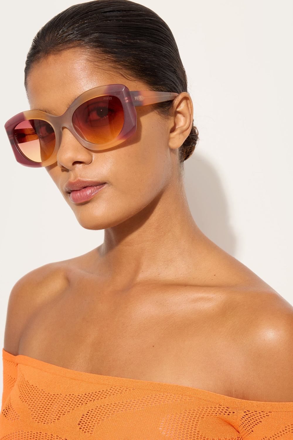 Pucci Bold Rectangular Sunglasses
 WOMAN Pucci