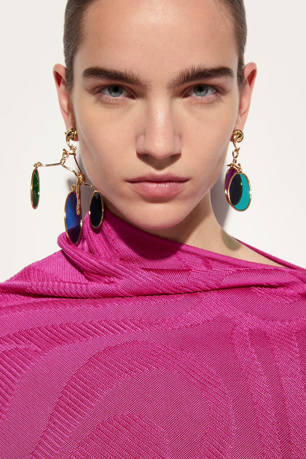 Chandelier Earrings with Charm
 WOMAN Pucci