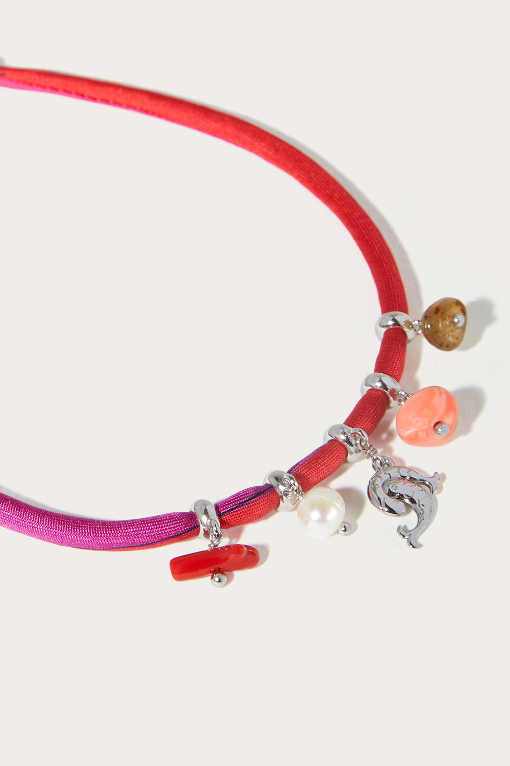 Marmo Print Choker With Pendants
 WOMAN Pucci