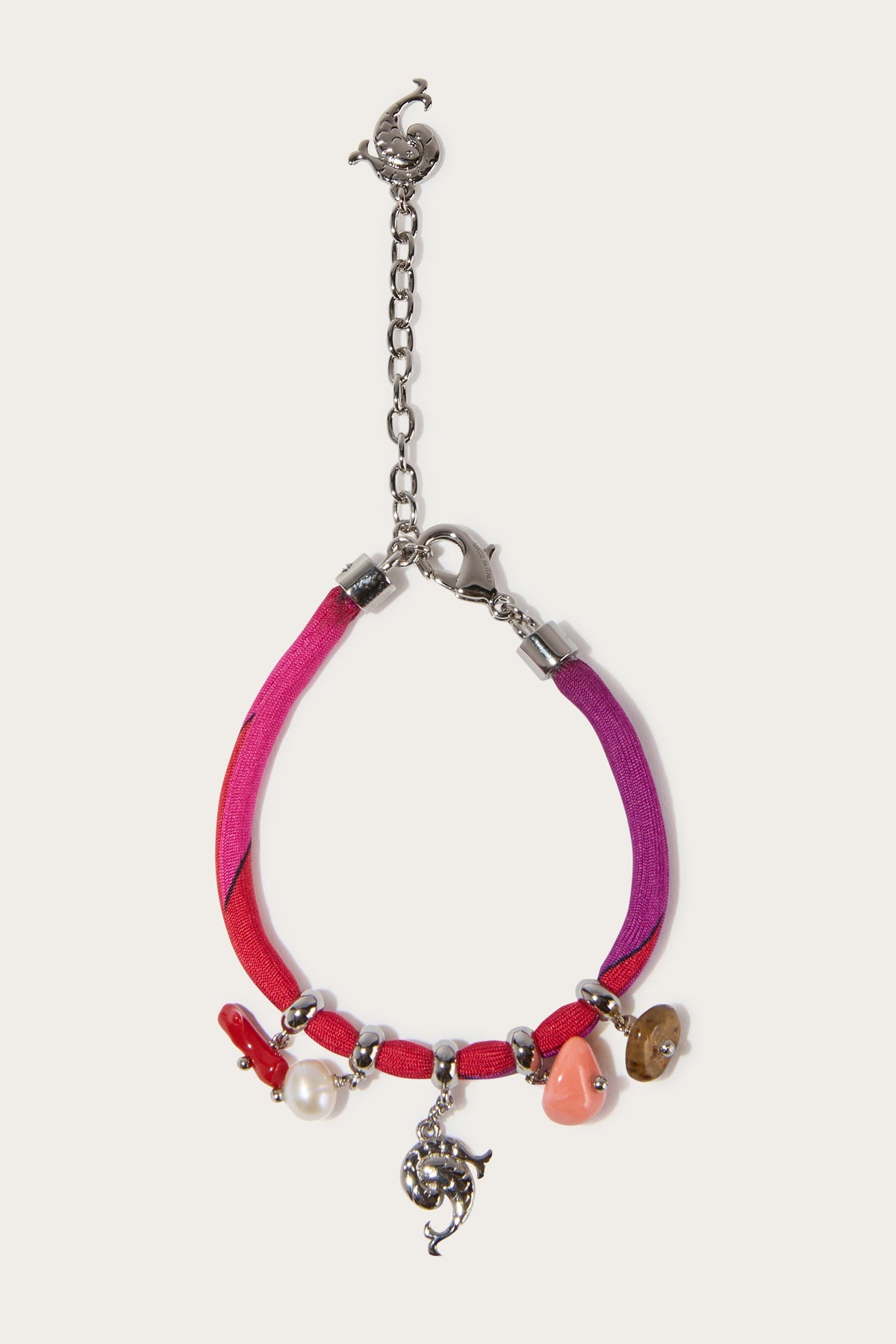 Silk Bracelet with Charms
 WOMAN Pucci