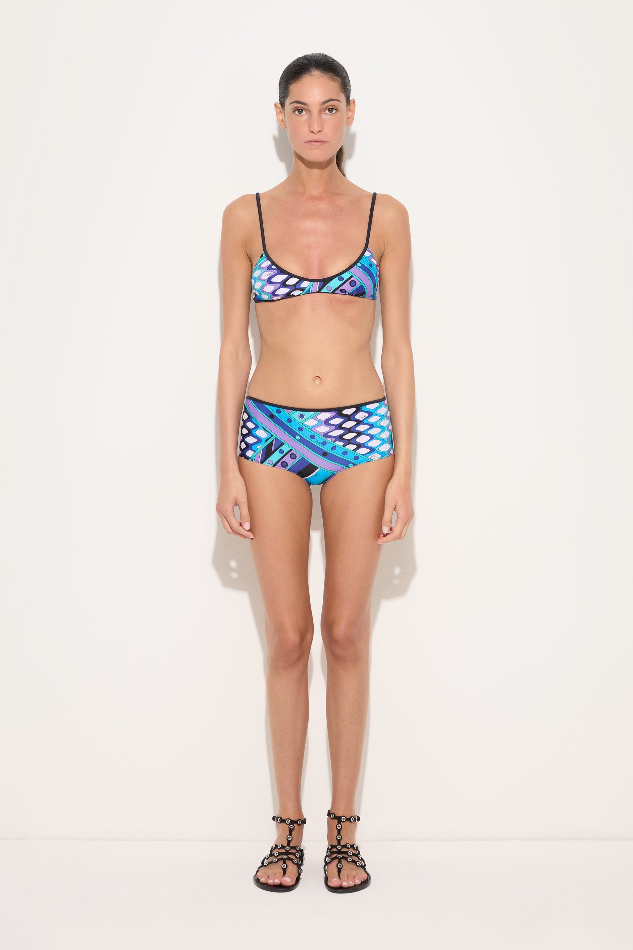 Vivara Print Balconette Bikini Top
 WOMAN Pucci