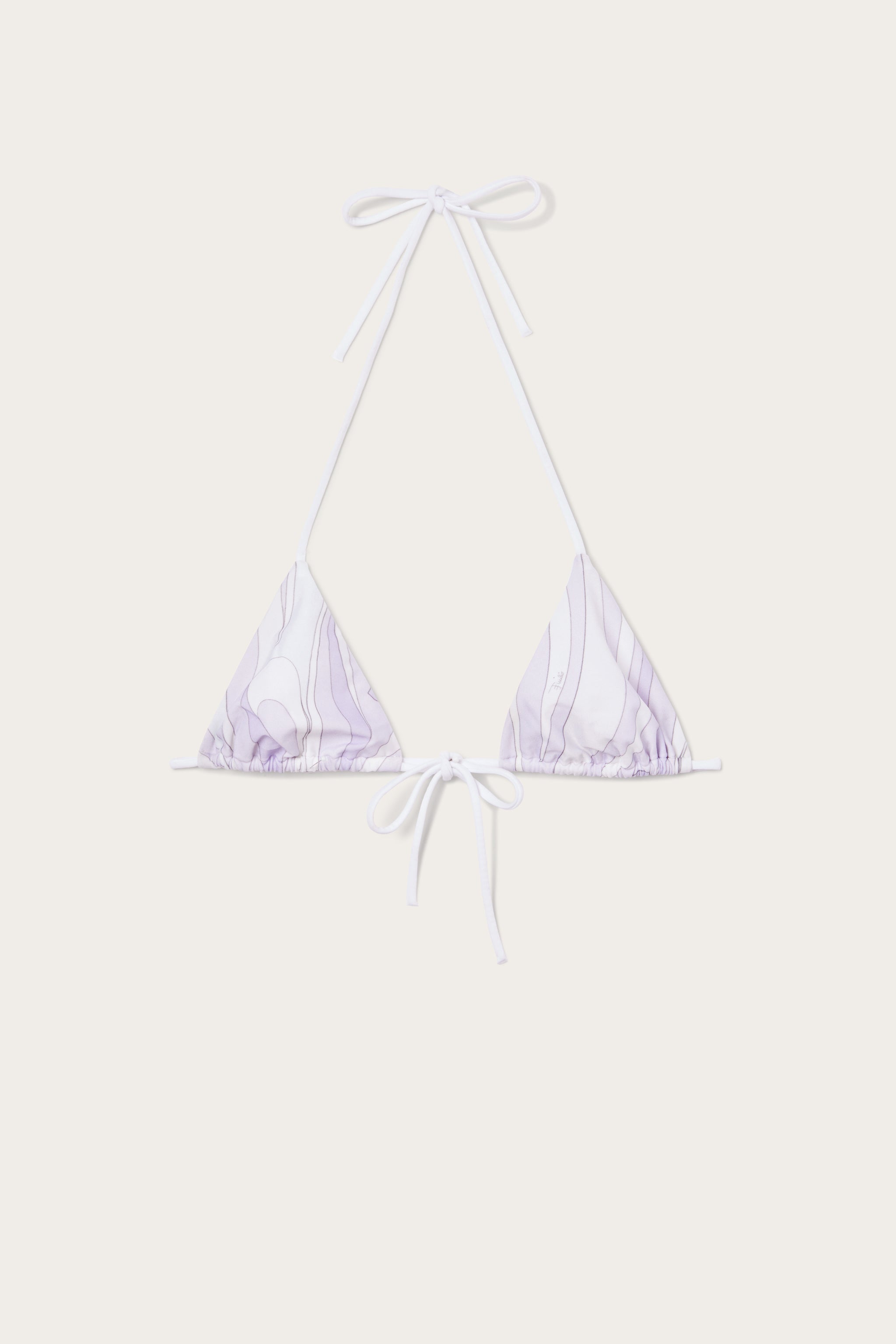 Marmo Print Triangle Bikini Top
 WOMAN Pucci