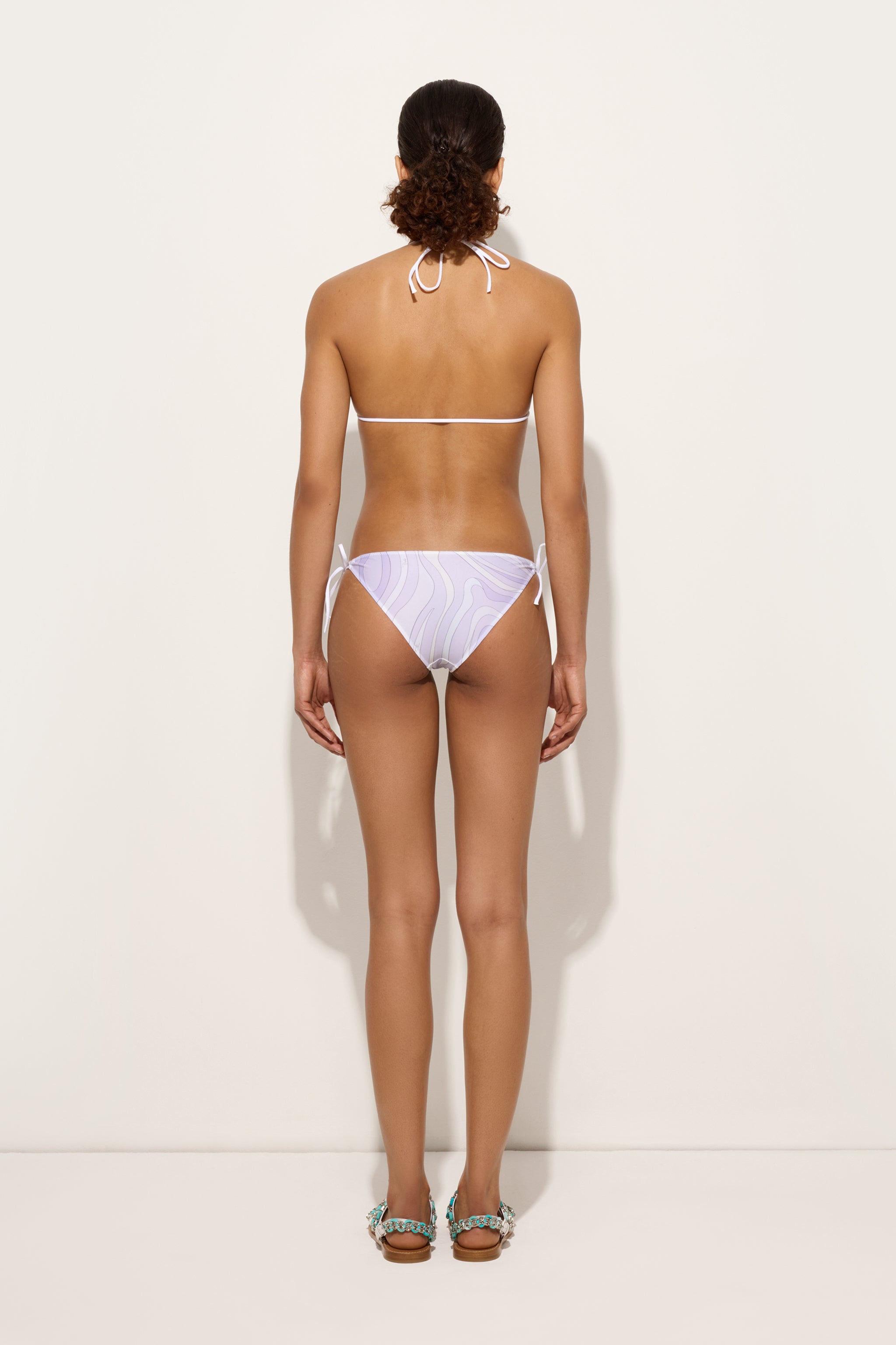 Marmo Print Triangle Bikini Top
 WOMAN Pucci