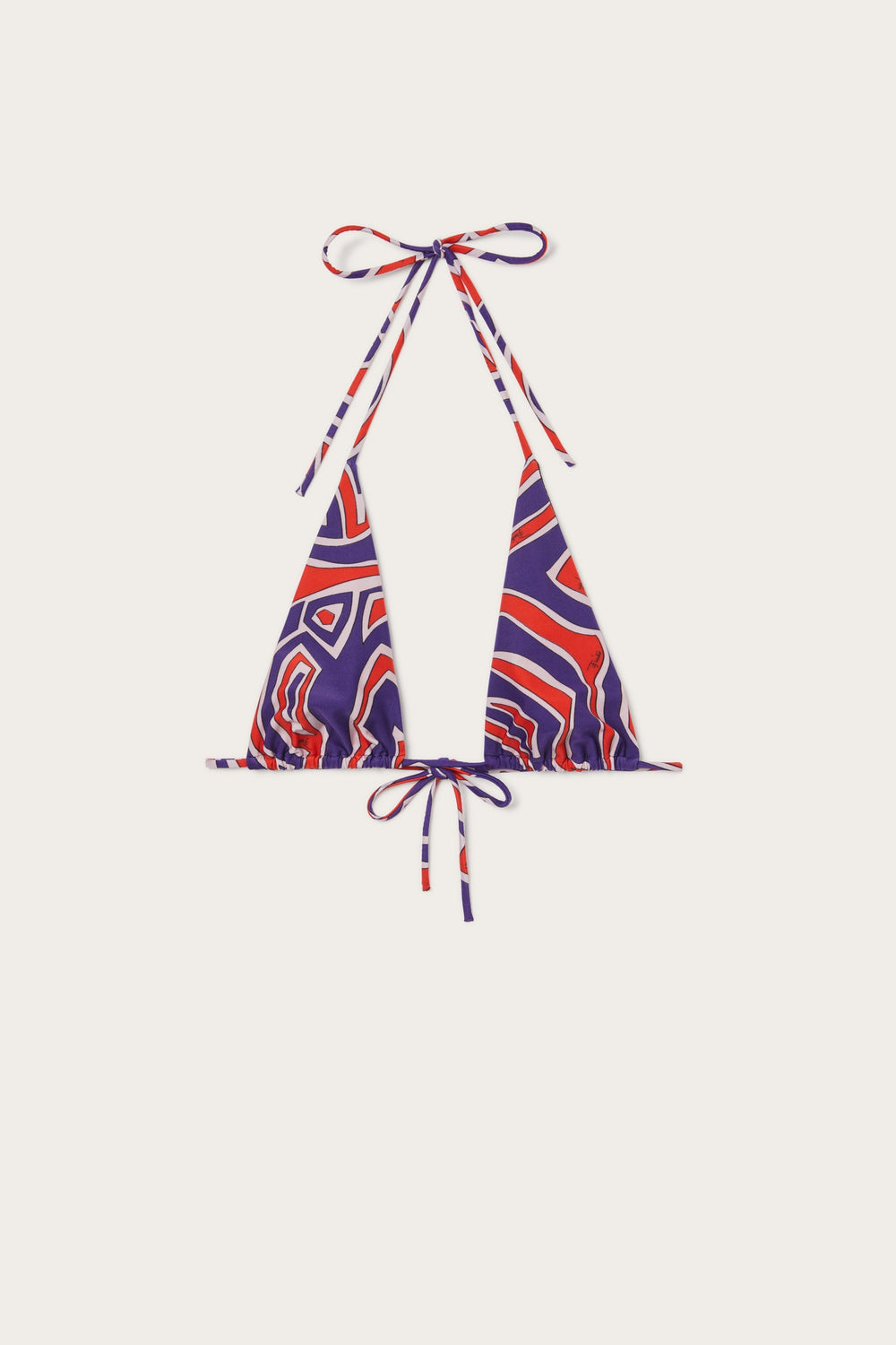 Labirinto Print Triangle Bikini Top
 WOMAN Pucci