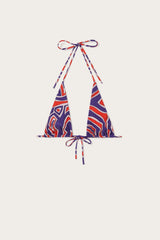 Labirinto Print Triangle Bikini Top
 WOMAN Pucci