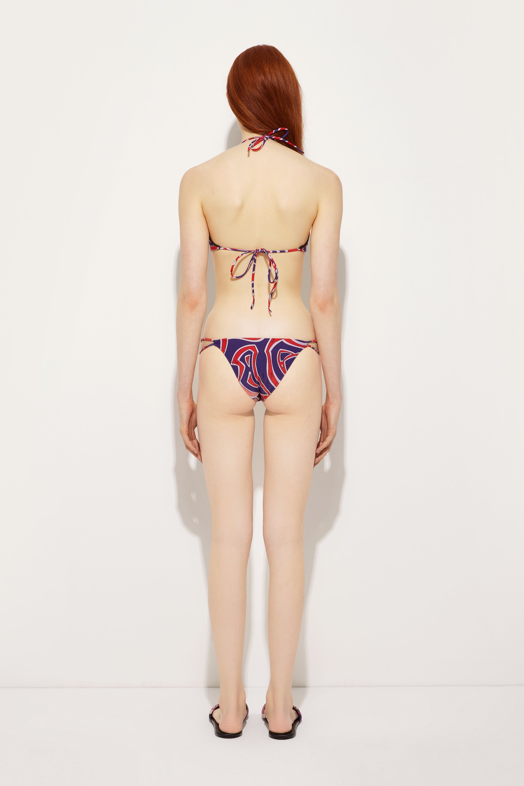 Labirinto Print Triangle Bikini Top
 WOMAN Pucci