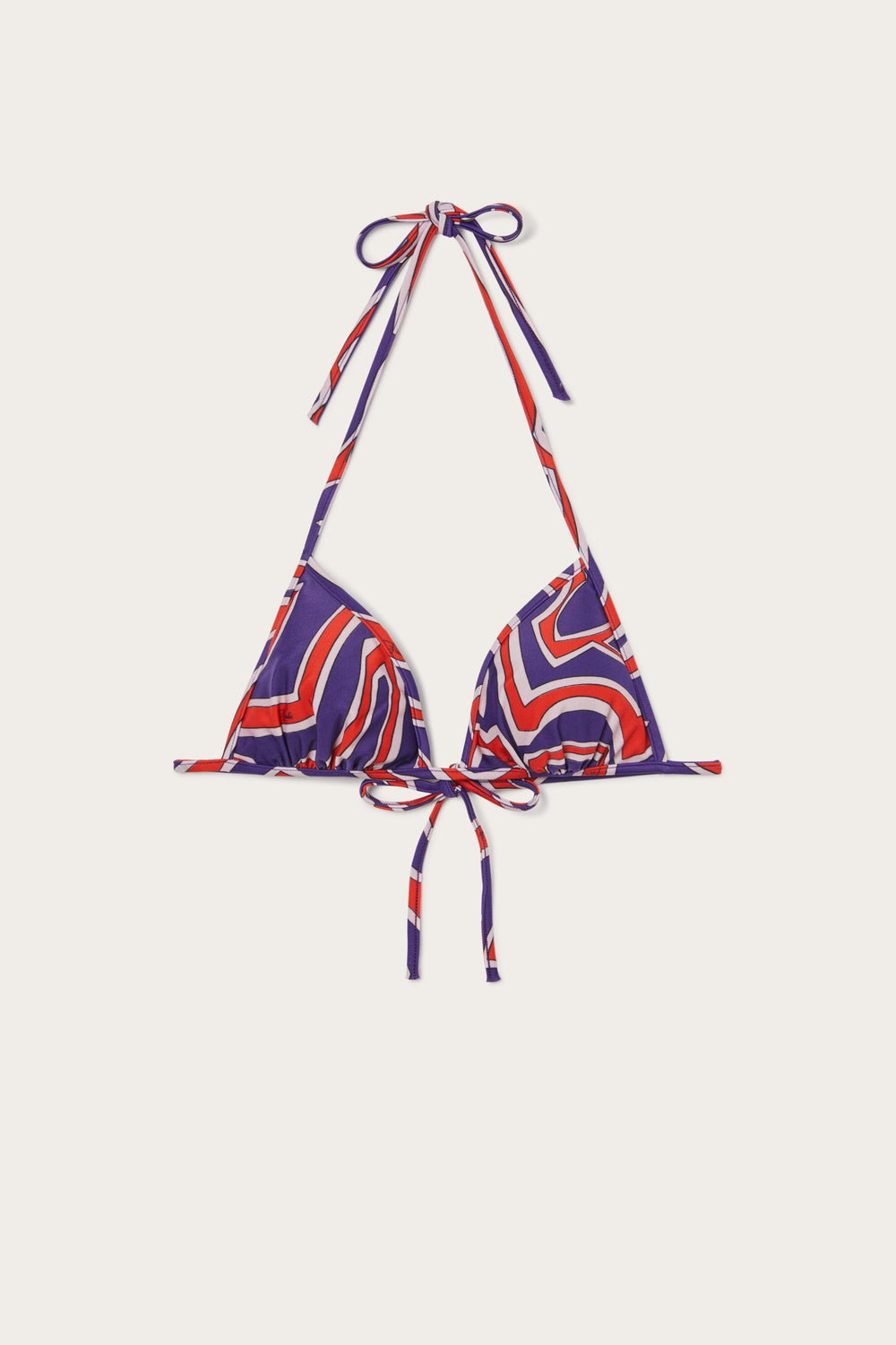 Labirinto Print Triangle Bikini Top
 WOMAN Pucci