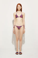 Labirinto Print Triangle Bikini Top
 WOMAN Pucci
