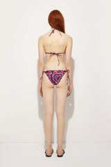 Labirinto Print Triangle Bikini Top
 WOMAN Pucci