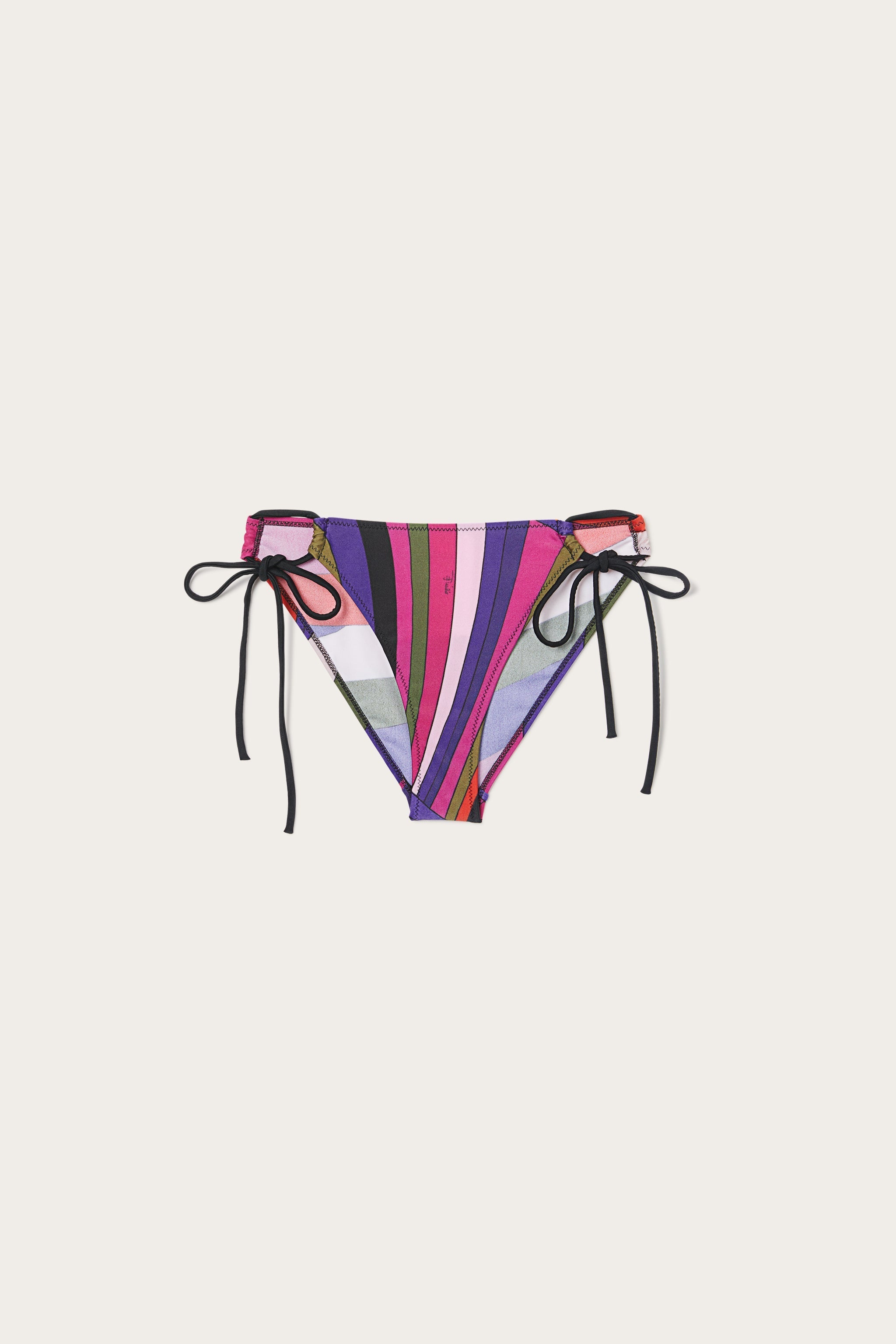 Iride Print Bikini Bottom with Ties
 WOMAN Pucci