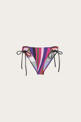 Iride Print Bikini Bottom with Ties
 WOMAN Pucci