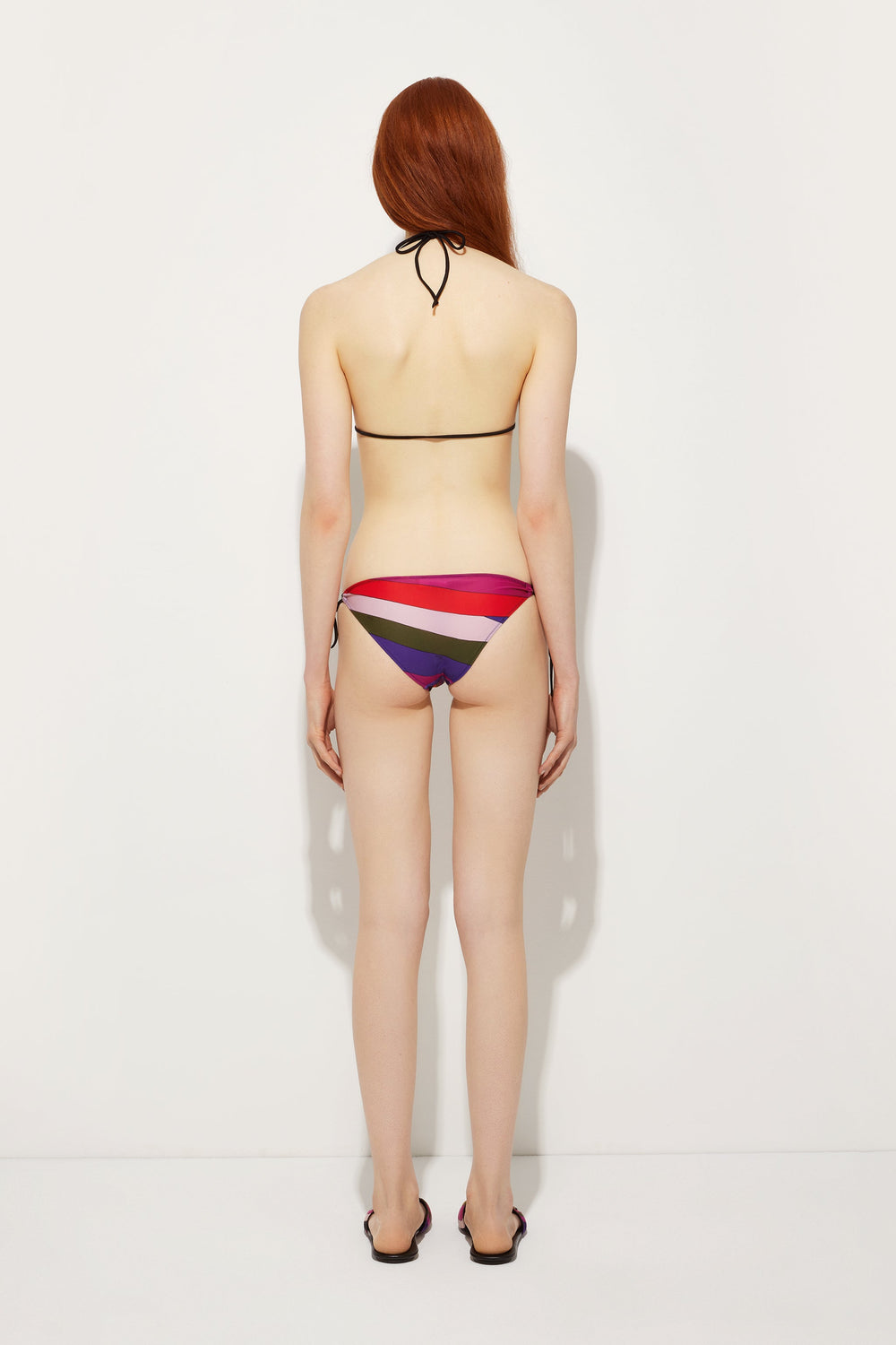Iride Print Bikini Bottom with Ties
 WOMAN Pucci