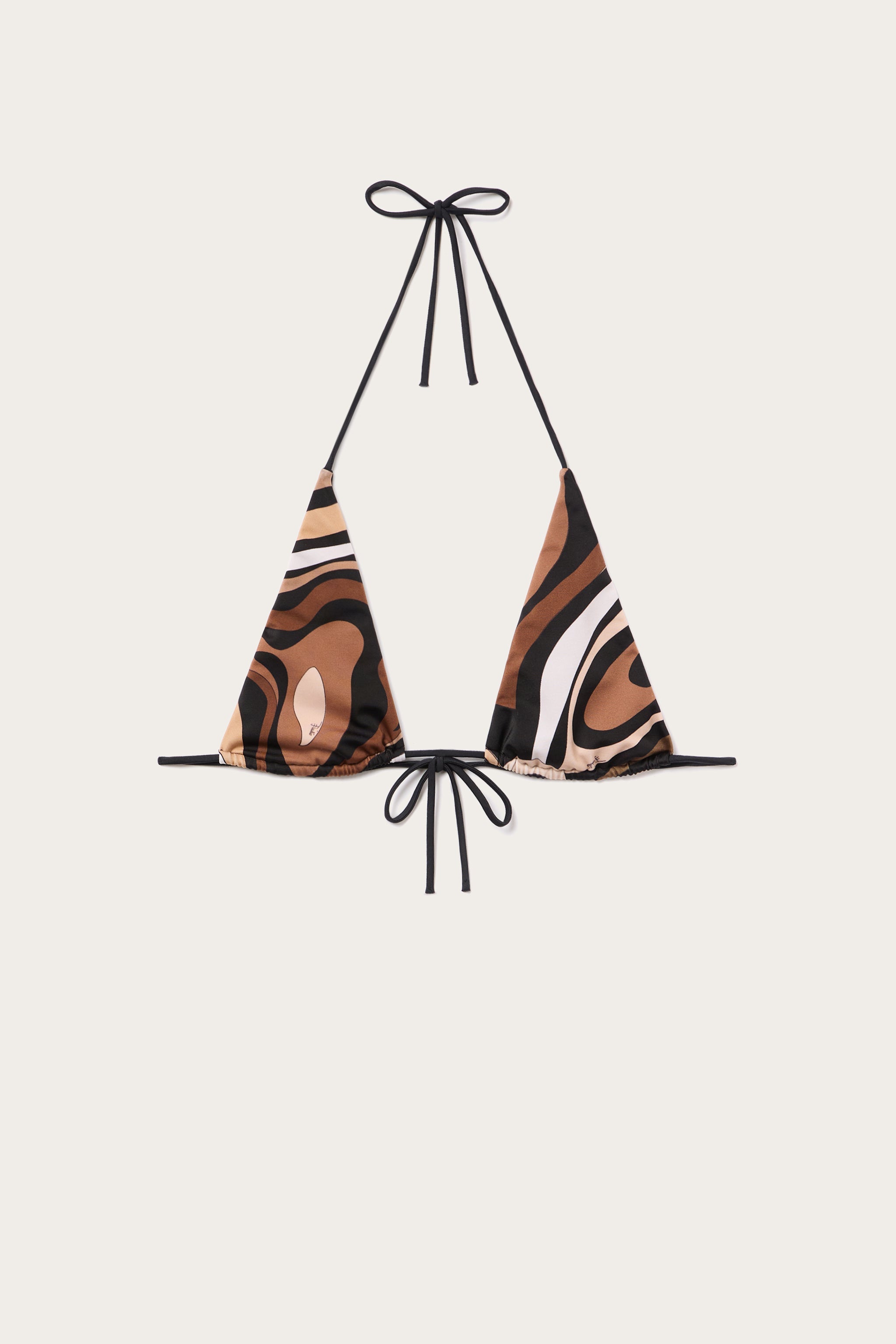 Marmo Print Triangle Bikini Top
 WOMAN Pucci