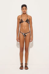 Marmo Print V-Cut Bikini Bottom
 WOMAN Pucci