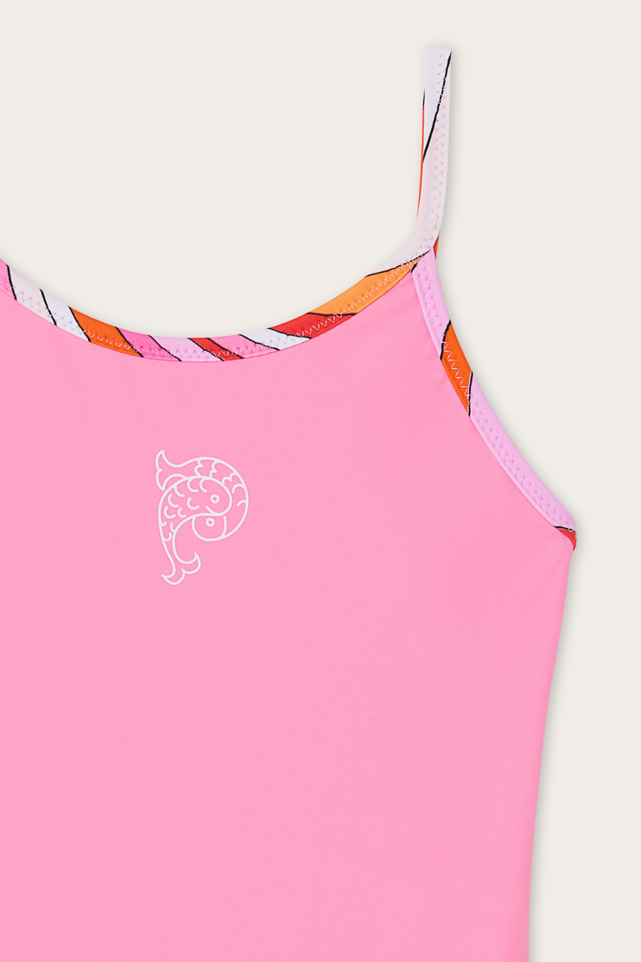 One-Piece Swimsuit with Fish Logo
  Pucci