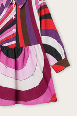 Iride Print Newborn Shirt Dress
  Pucci
