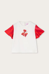 T-shirt with Printed Sleeves
  Pucci