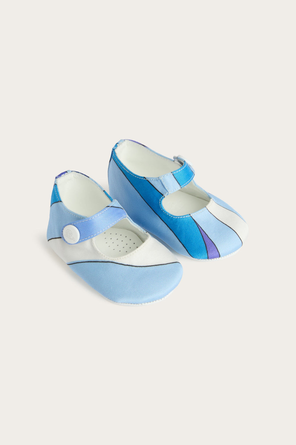 Marmo Print Newborn Ballet Flats
  Pucci