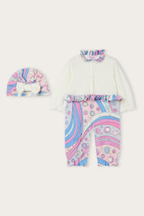 Maternity Set with Romper and Cap
  Pucci