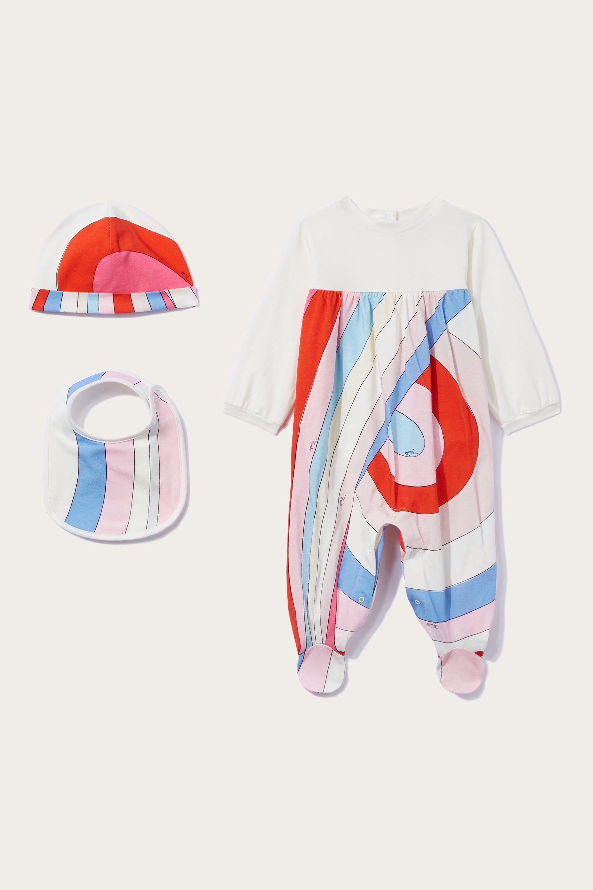 Iride-Print Babygrow Set
  Pucci