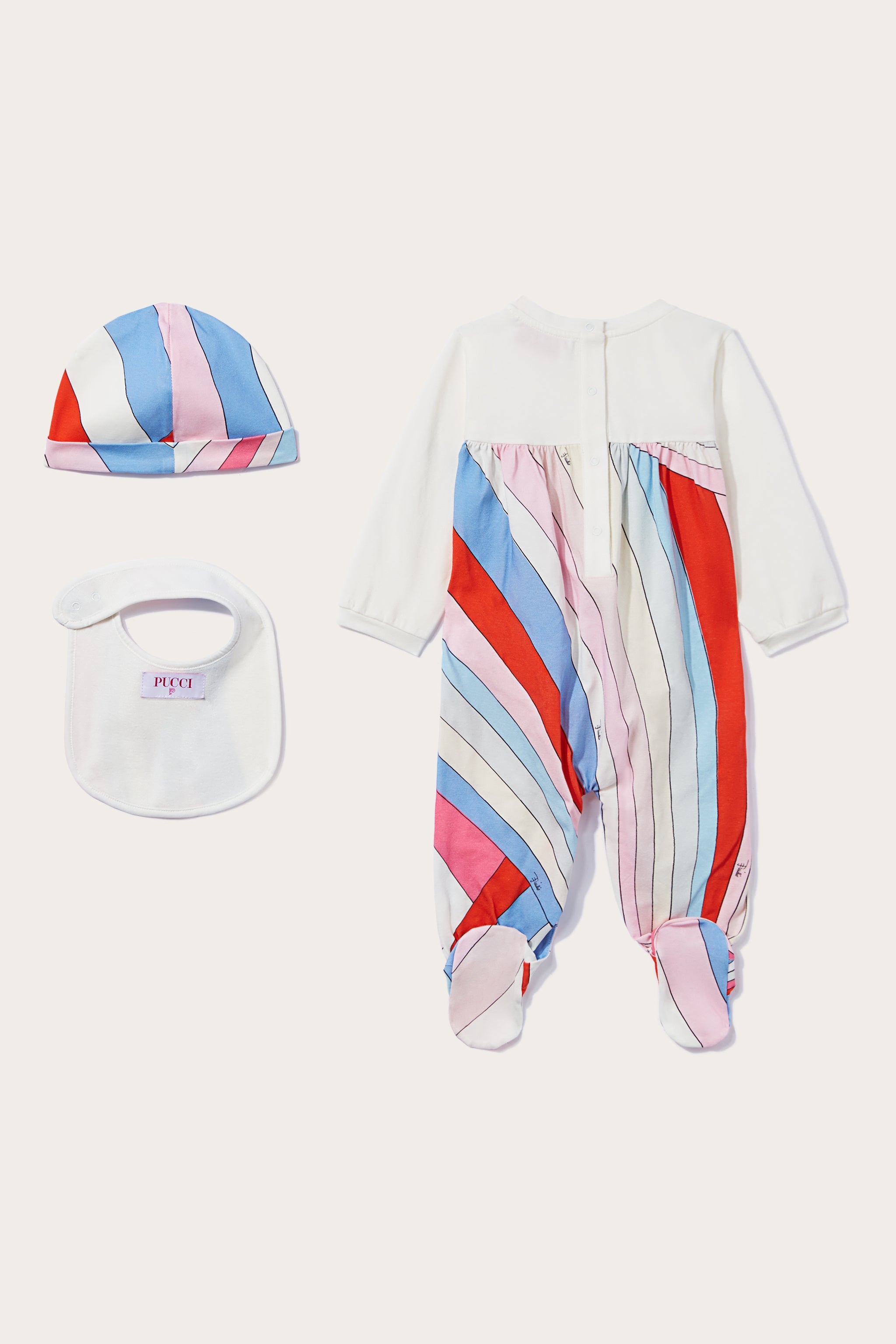 Iride-Print Babygrow Set
  Pucci