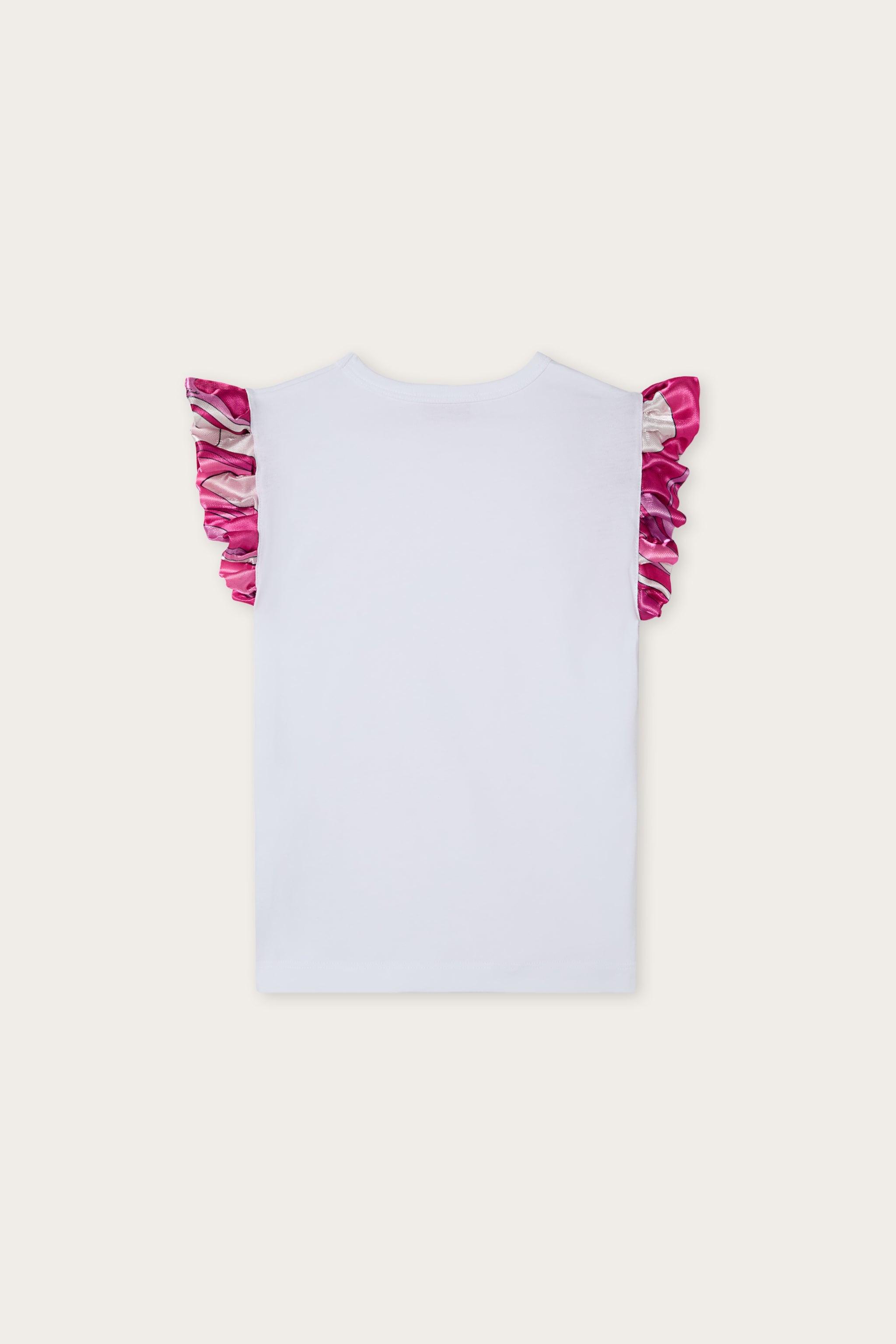 T-shirt with Satin Sleeves
  Pucci