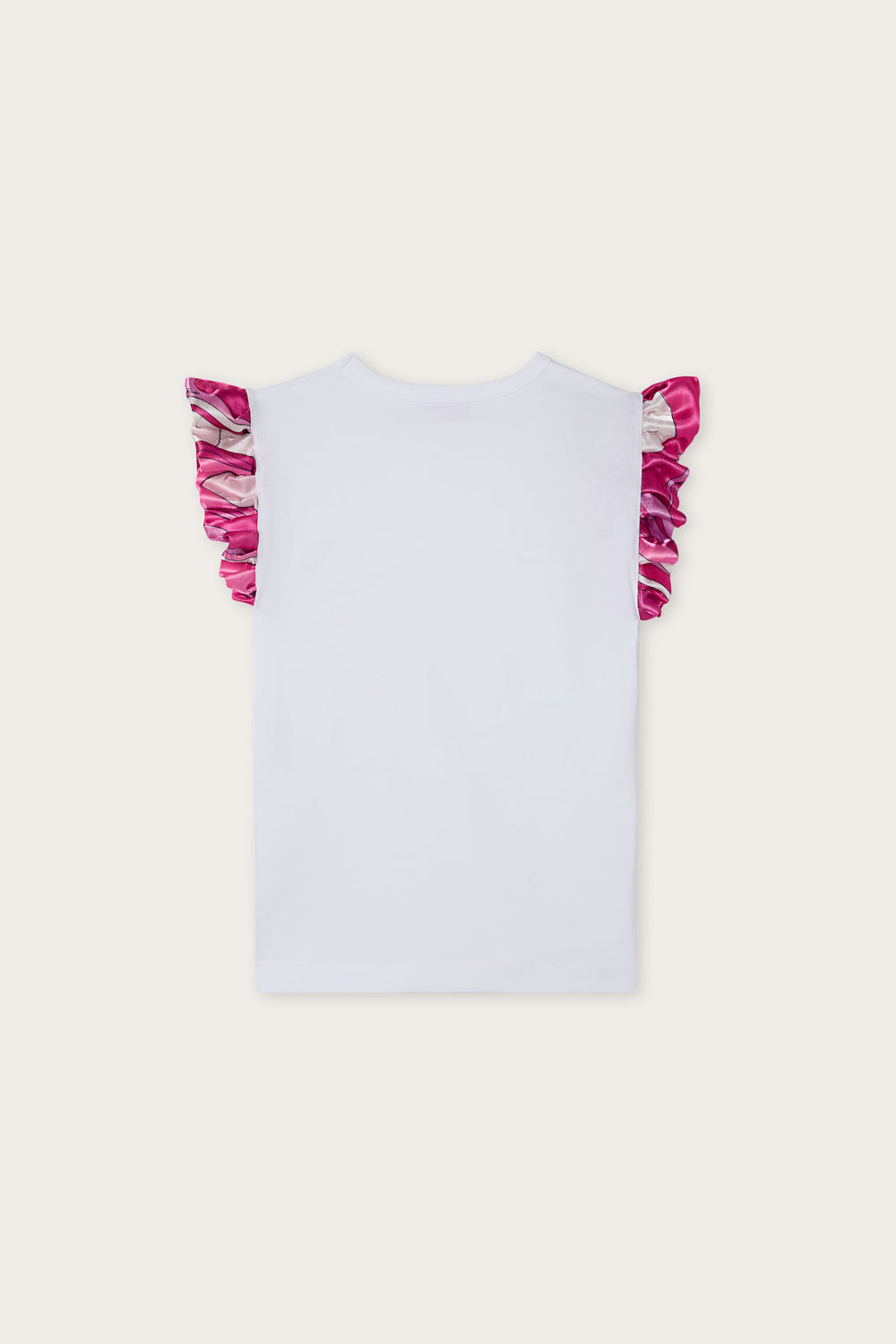 T-shirt with Satin Sleeves
  Pucci