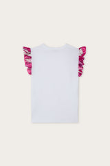 T-shirt with Satin Sleeves
  Pucci