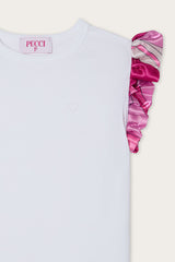 T-shirt with Satin Sleeves
  Pucci