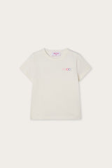 Embroidered T-shirt with Logo and Ruffle
  Pucci