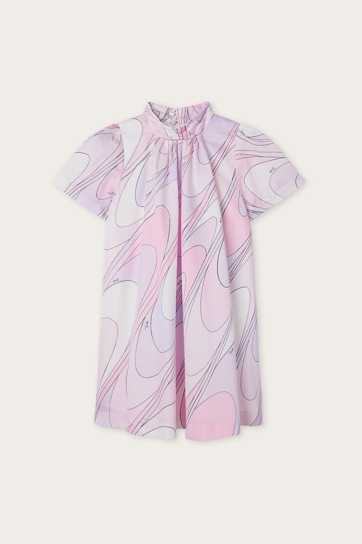 Onde Print Satin Dress
  Pucci